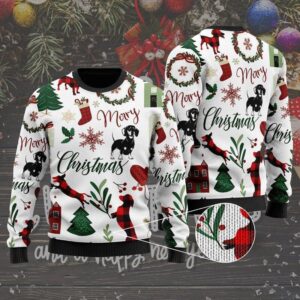 Dachshund Best Gifts For Family For Holiday Christmas Ugly Sweater