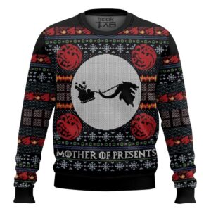 Daenerys Targaryen Mother of Presents Game of Thrones Christmas Best Holiday Christmas Ugly Sweater Gifts For Family