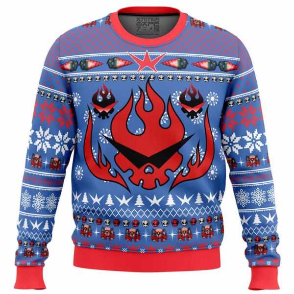 Dai-Gurren Tengen Toppa Gurren Lagann Gifts For Family Holiday Christmas Ugly Sweater