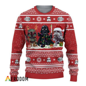 Darth Vader And Stormtrooper Best Gifts For Family For Holiday Christmas Ugly Sweater