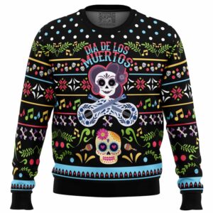 Day of the Dead Gifts For Family Holiday Christmas Ugly Sweater