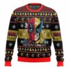 Deadpool and Wolverine Marvels Gifts For Family Holiday Christmas Ugly Sweater