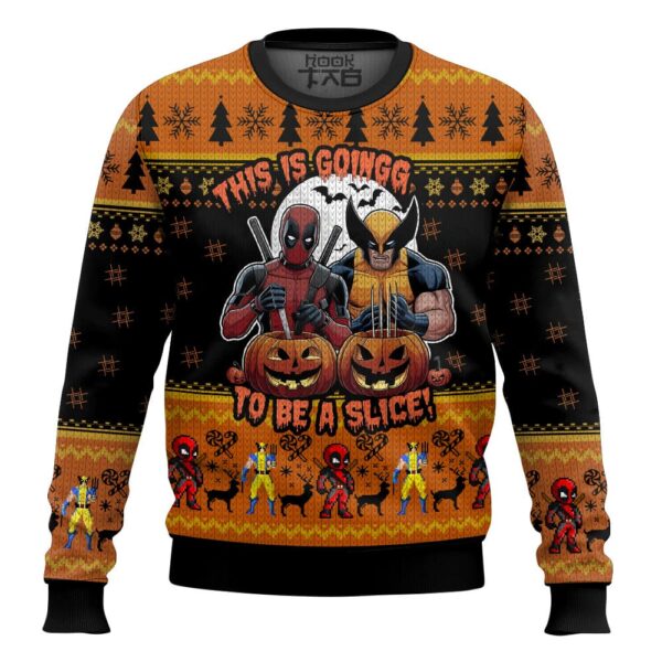 Deadpool Wolverine Halloween Best Holiday Christmas Ugly Sweater Gifts For Family