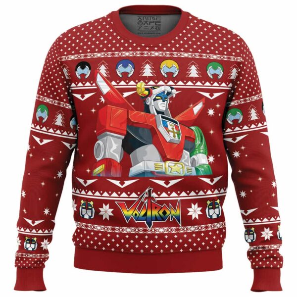 Defender of the Universe Voltron Gifts For Family Holiday Christmas Ugly Sweater