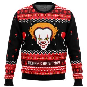 Derry Christmas IT Christmas Best Holiday Christmas Ugly Sweater Gifts For Family