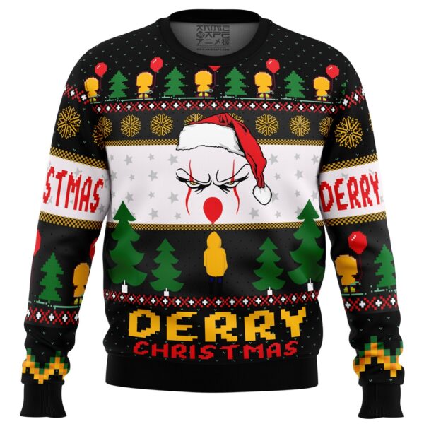 Derry Pennywise Christmas Gifts For Family Holiday Christmas Ugly Sweater