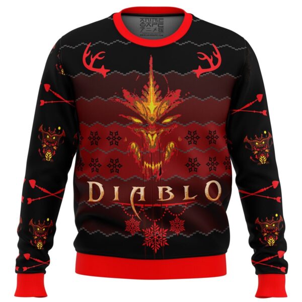 Diablo 3 Gifts For Family Holiday Christmas Ugly Sweater