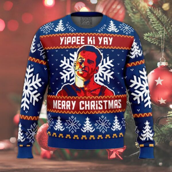 Die Hard Best Holiday Christmas Ugly Sweater Gifts For Family