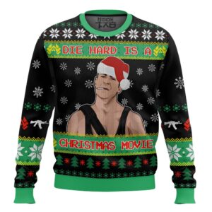 Die Hard Is A Christmas Movie Die Hard Best Holiday Christmas Ugly Sweater Gifts For Family