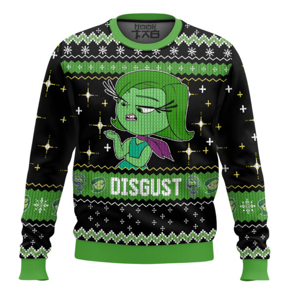 Disgust Inside Out Best Holiday Christmas Ugly Sweater Gifts For Family