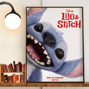 Disney Live-action Lilo And Stitch Official Poster Release May 23rd 2025 Home Decor Poster Canvas