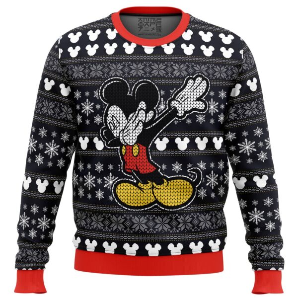 Disney Mickey Dabbing Gifts For Family Holiday Christmas Ugly Sweater