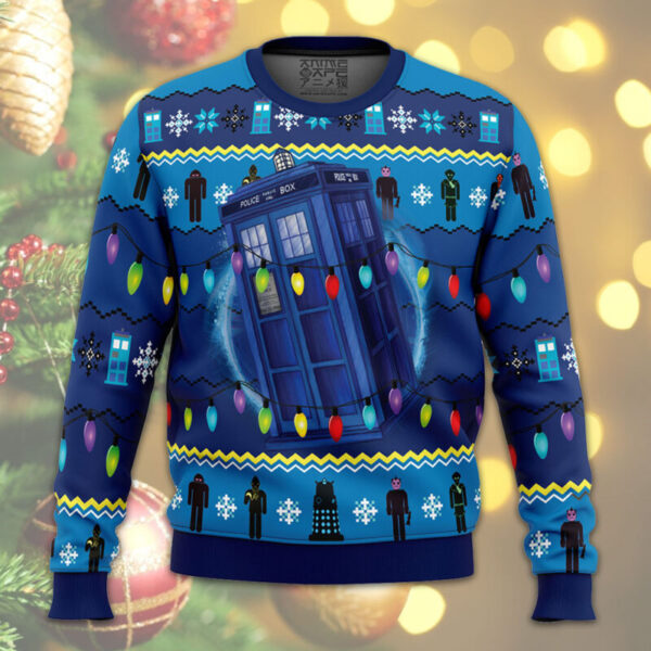 Doctor Who Woolen Gifts For Family Holiday Christmas Ugly Sweater