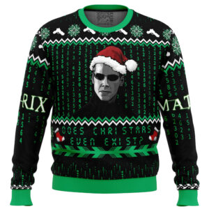 Does Christmas Even Exist Matrix Gifts For Family Holiday Christmas Ugly Sweater