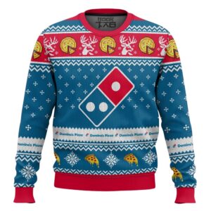 Domino’s Pizza Best Holiday Christmas Ugly Sweater Gifts For Family