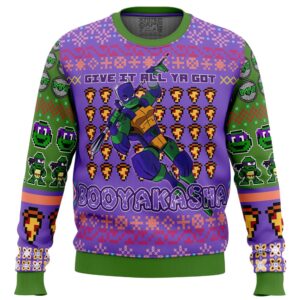 Donatello Rise of the Teenage Mutant Ninja Turtles Gifts For Family Holiday Christmas Ugly Sweater