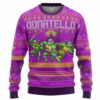 Donatello TMNT Ugly Christmas New Style Custom Name Best Holiday Christmas Ugly Sweater Gifts For Family