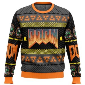 Doom Gifts For Family Holiday Christmas Ugly Sweater