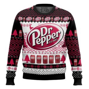 Dr Pepper Best Holiday Christmas Ugly Sweater Gifts For Family