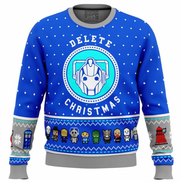 Dr Who Dalek Gifts For Family Holiday Christmas Ugly Sweater