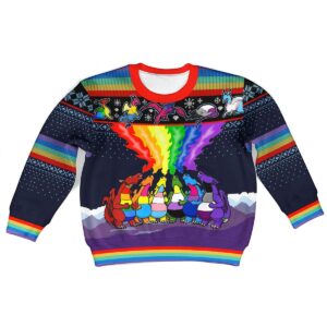 Dragon LGBT Kid Best Gifts For Family For Holiday Christmas Ugly Sweater