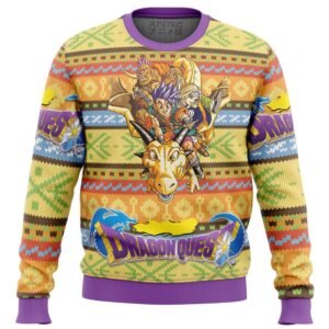 Dragon Quest alt Gifts For Family Holiday Christmas Ugly Sweater