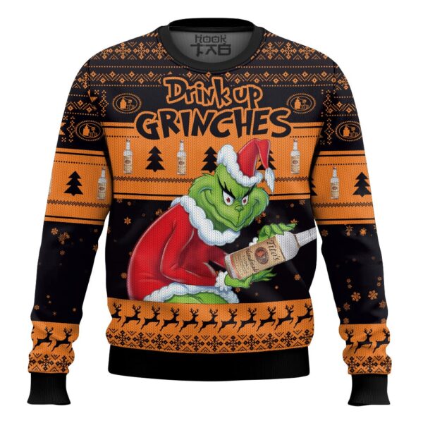 Drink Up Grinches Tito?s Best Holiday Christmas Ugly Sweater Gifts For Family