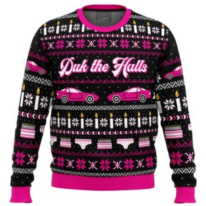 Duk the Halls Sixteen Candles Gifts For Family Holiday Christmas Ugly Sweater