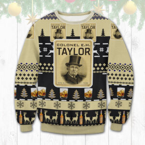 EH Taylor Bourbon Best Holiday Christmas Ugly Sweater Gifts For Family