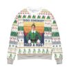 Elf Bye Buddy Hope You Find Your Dad Christmas Pattern Best Holiday Christmas Ugly Sweater Gifts For Family