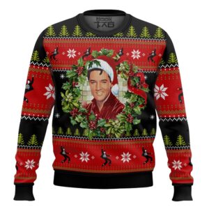 Elvis Presley Best Holiday Christmas Ugly Sweater Gifts For Family Best Holiday Christmas Ugly Sweater Gifts For Family