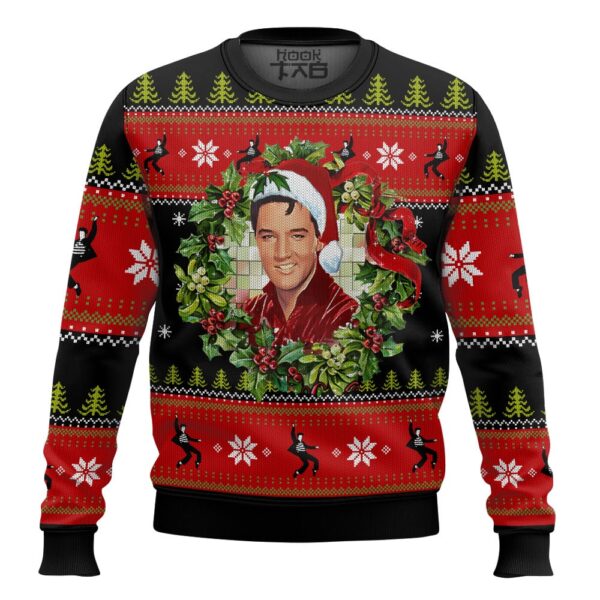 Elvis Presley Best Holiday Christmas Ugly Sweater Gifts For Family Best Holiday Christmas Ugly Sweater Gifts For Family