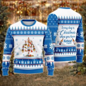 Everyday Is Christmas When U Have Natural Light Gifts For Family Holiday Christmas Ugly Sweater