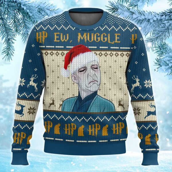 Ew Muggle Voldemort Best Holiday Christmas Ugly Sweater Gifts For Family