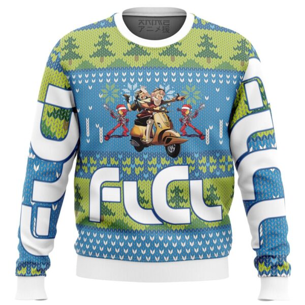 FLCL Fooly Cooly Alt Gifts For Family Holiday Christmas Ugly Sweater