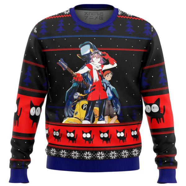 FLCL Poster Gifts For Family Holiday Christmas Ugly Sweater