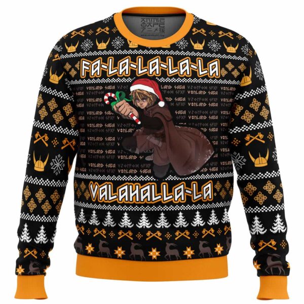 Falalala Valahalla Vinland Saga Best Gifts For Family For Holiday Christmas Ugly Sweater