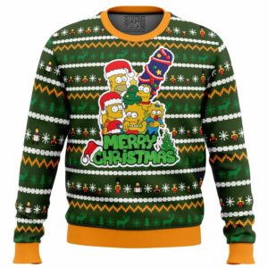 Family Tradition The Simpsons Gifts For Family Holiday Christmas Ugly Sweater