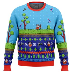 Festive Duck Hunt Gifts For Family Holiday Christmas Ugly Sweater