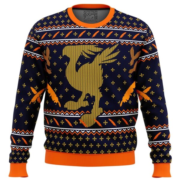 Final Fantasy Chocobo Gifts For Family Holiday Christmas Ugly Sweater