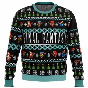 Final Fantasy Gifts For Family Holiday Christmas Ugly Sweater