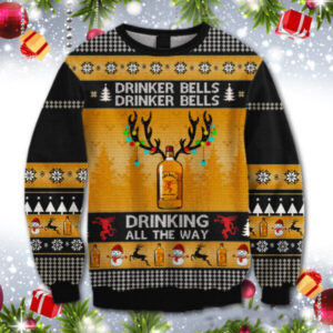 Fireball Drinker Bells Best Holiday Christmas Ugly Sweater Gifts For Family