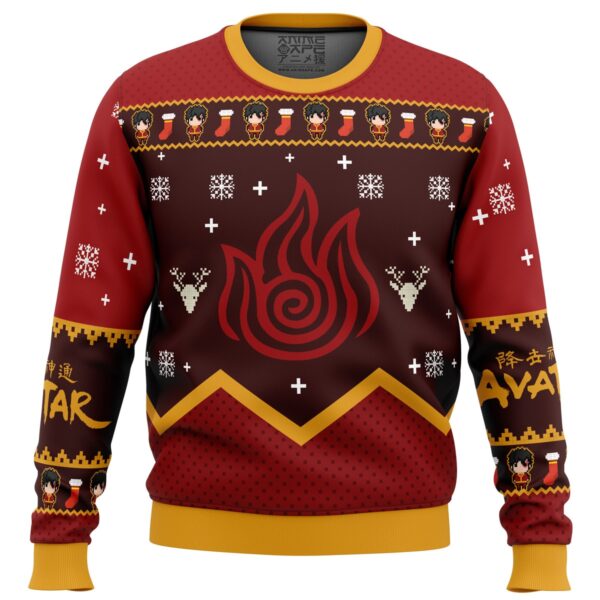 Firebenders Fire Nation Avatar Gifts For Family Holiday Christmas Ugly Sweater