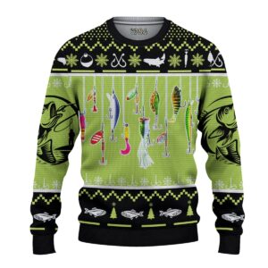 Fishing Lures Best Holiday Christmas Ugly Sweater Gifts For Familys