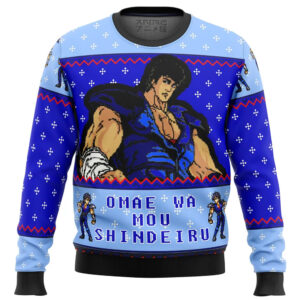 Fist of the North Star Omae Wa Mou Shindeiru Gifts For Family Holiday Christmas Ugly Sweater