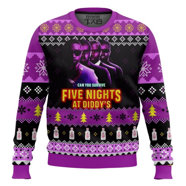 Five night at Diddy’s Best Holiday Christmas Ugly Sweater Gifts For Family