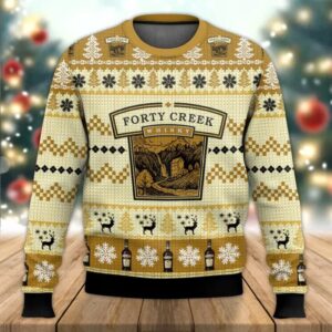 Forty Creek Whisky Gifts For Family Holiday Christmas Ugly Sweater