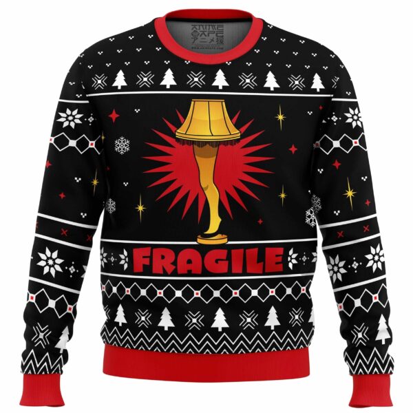 Fragile A Christmas Story Gifts For Family Holiday Christmas Ugly Sweater