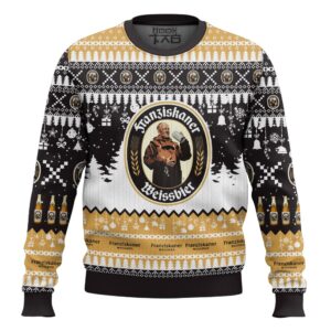 Franziskaner German Beer Best Holiday Christmas Ugly Sweater Gifts For Family