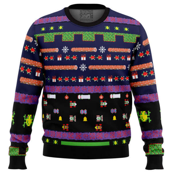 Frogger Gifts For Family Holiday Christmas Ugly Sweater